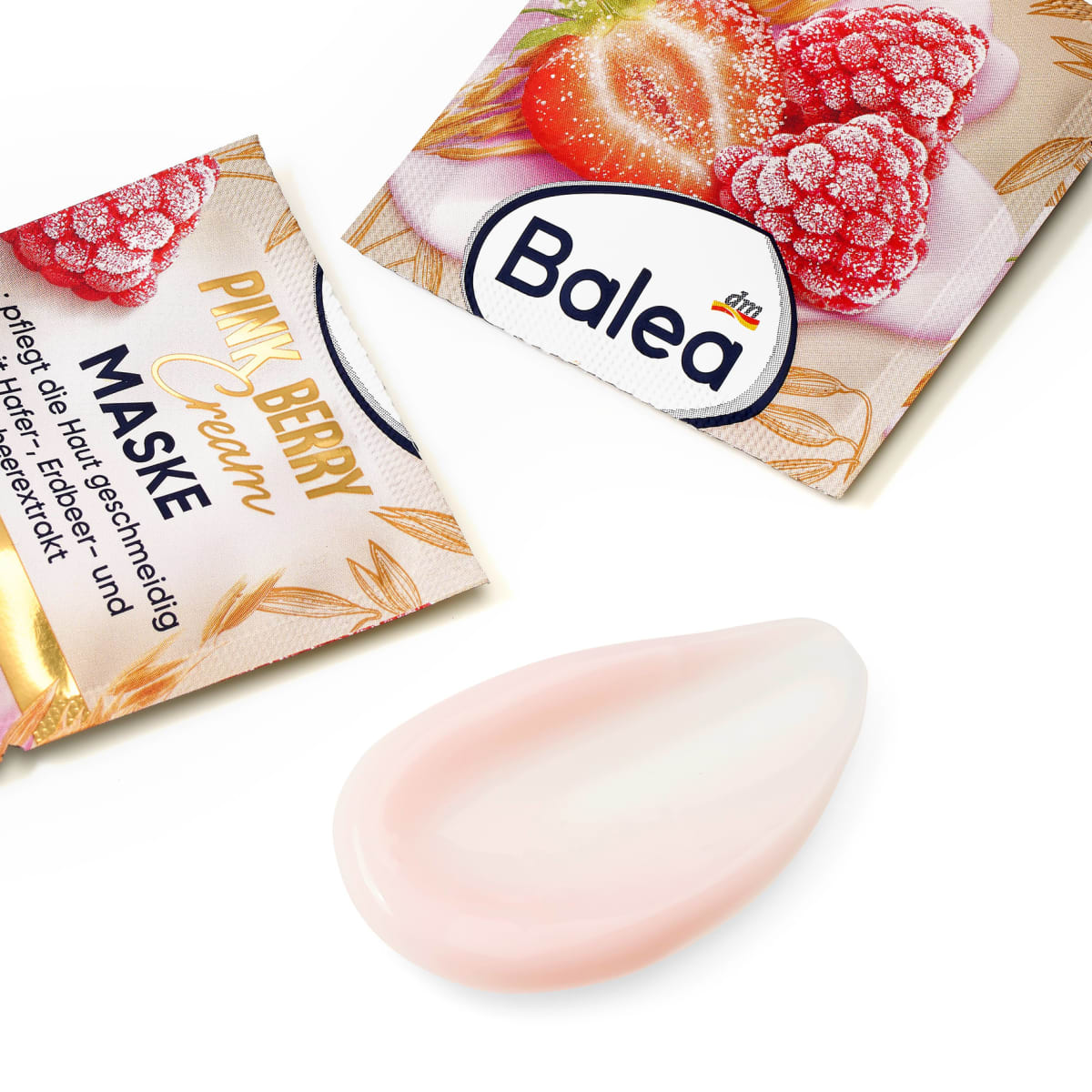 Balea Pink Berry Cream Facial Mask, 16 ml