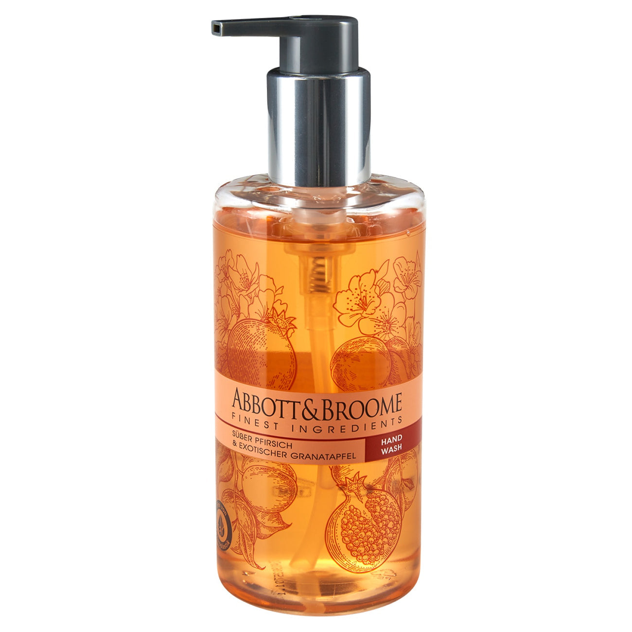 Abbott & Broome Handwash Soap Sweet Peach & Exotic Pomegranate 300ml