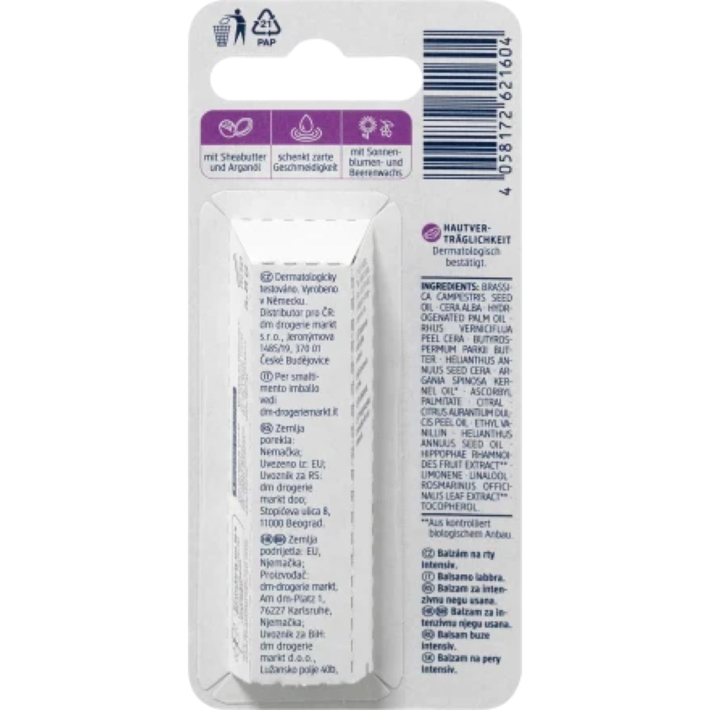 Balea Lip care intensive, 4.8 g