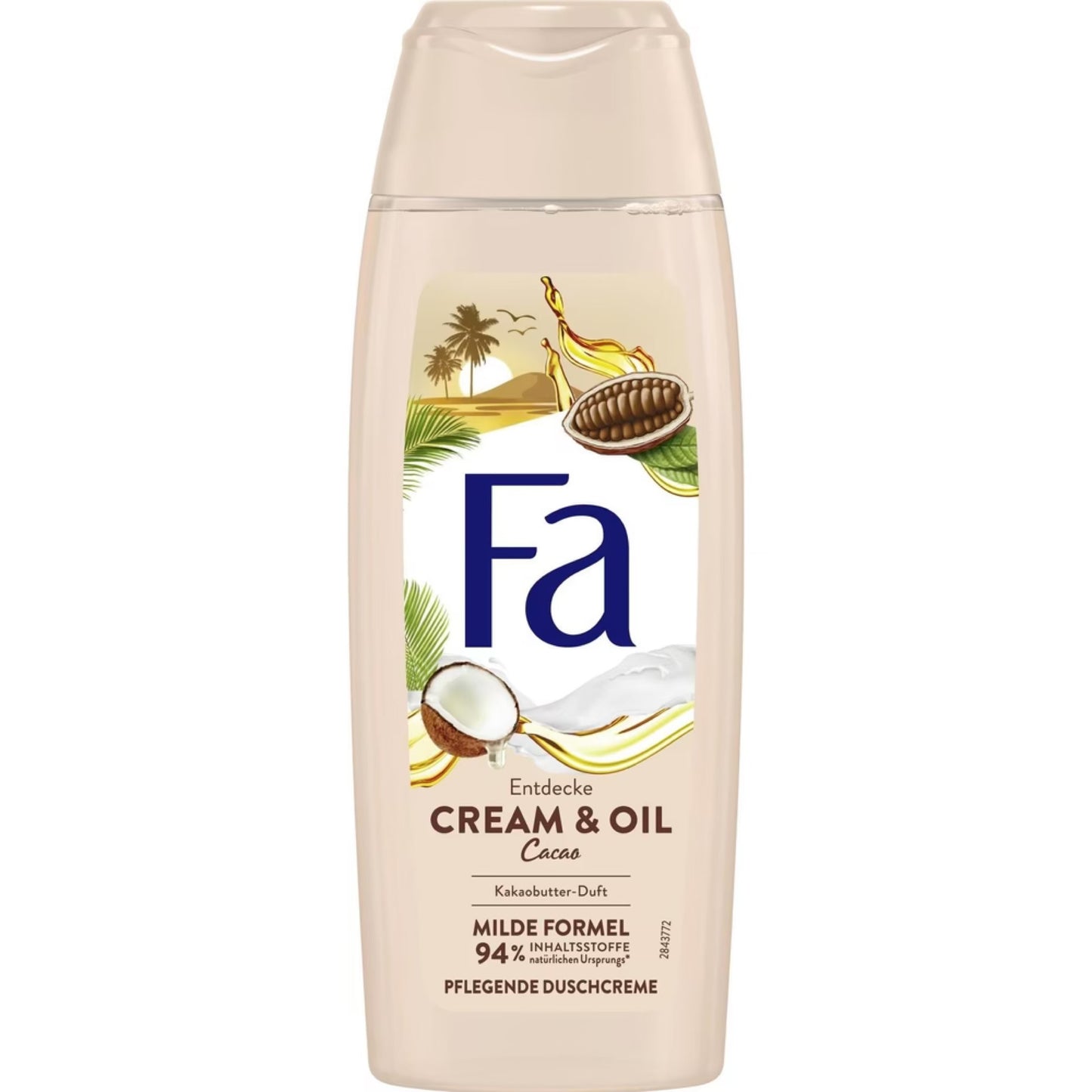 Fa Shower Cream Shower Cream and Oil Cocoa 250 ml