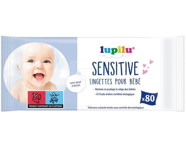 Lupilu Sensitive Baby Wipes x80