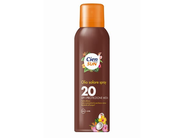 Cien Sun Oil Sun spray SPF 20 Medium 200 ml