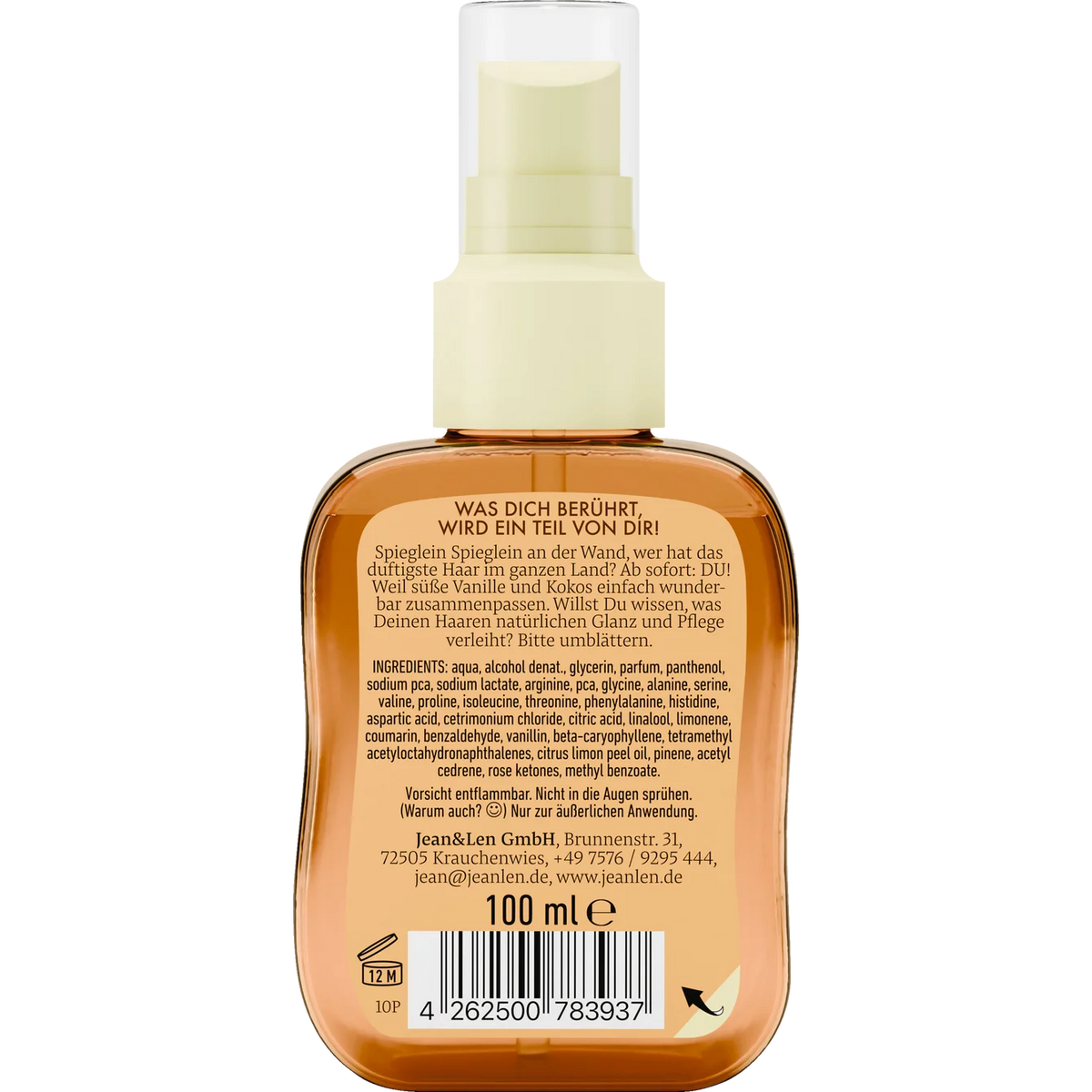Jean&Len Vanilla Hair Perfume 100 ml