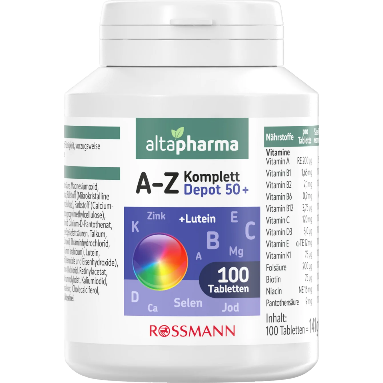 Altapharma AZ Depot from 50 100 tablets