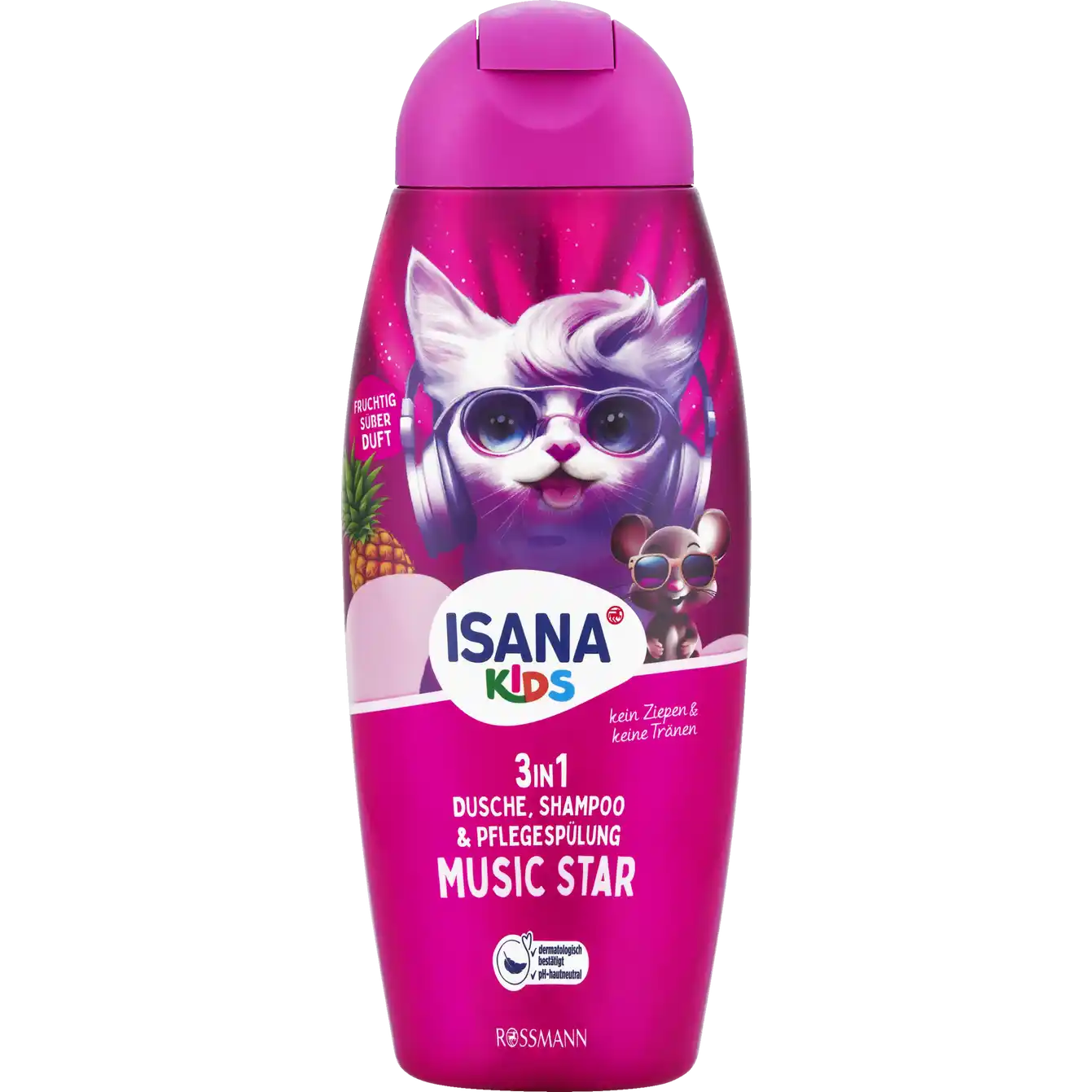 ISANA KiDS 3in1 Shower, Shampoo & Conditioner Music Star 300 ml