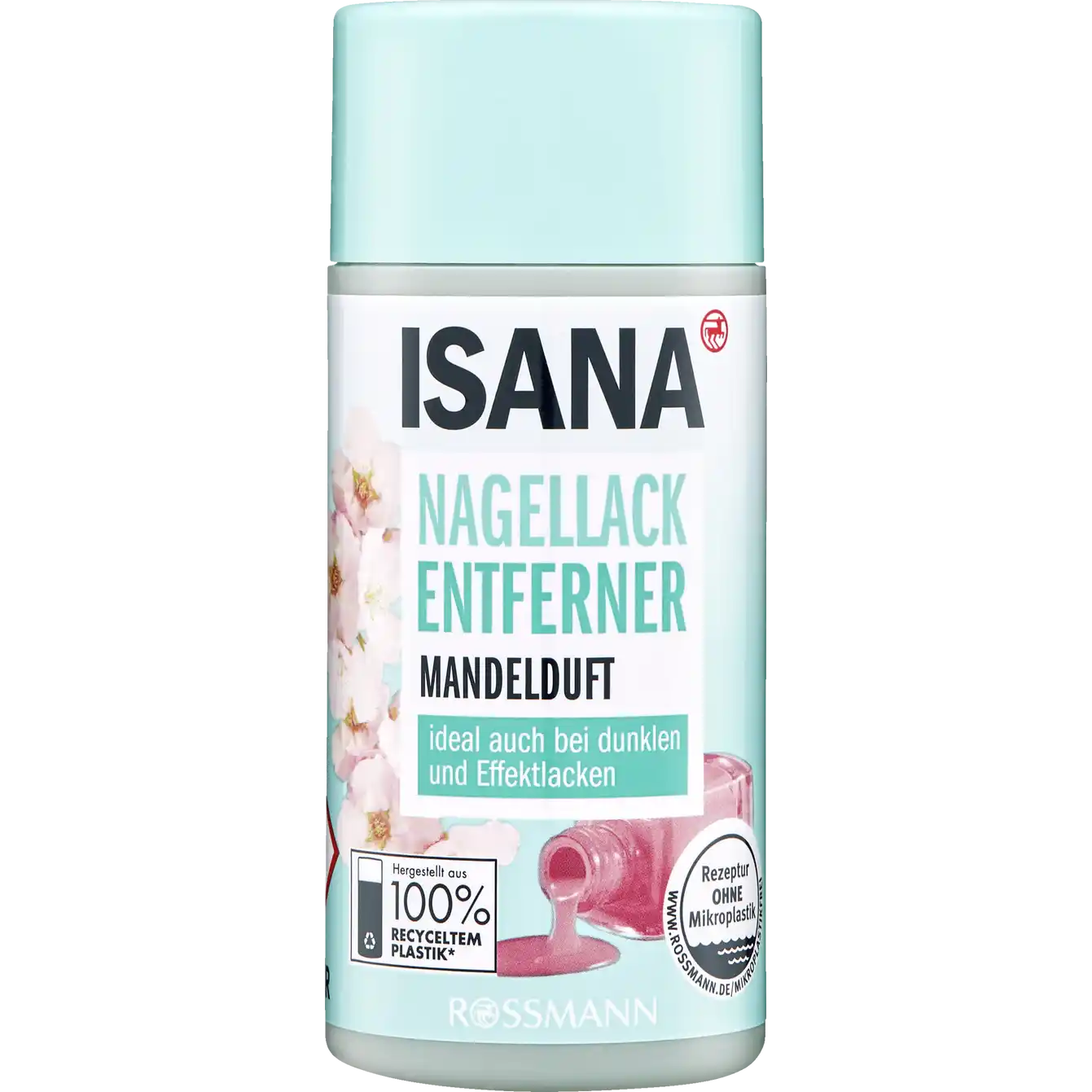 ISANA Almond fragrance nail polish remover 125 ml – GlowNShine LB