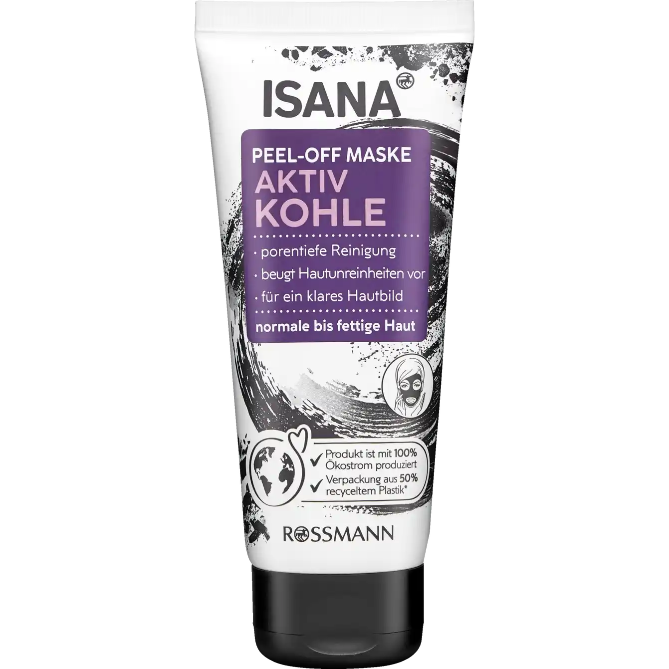 ISANA Active charcoal peel-off mask 100 ml