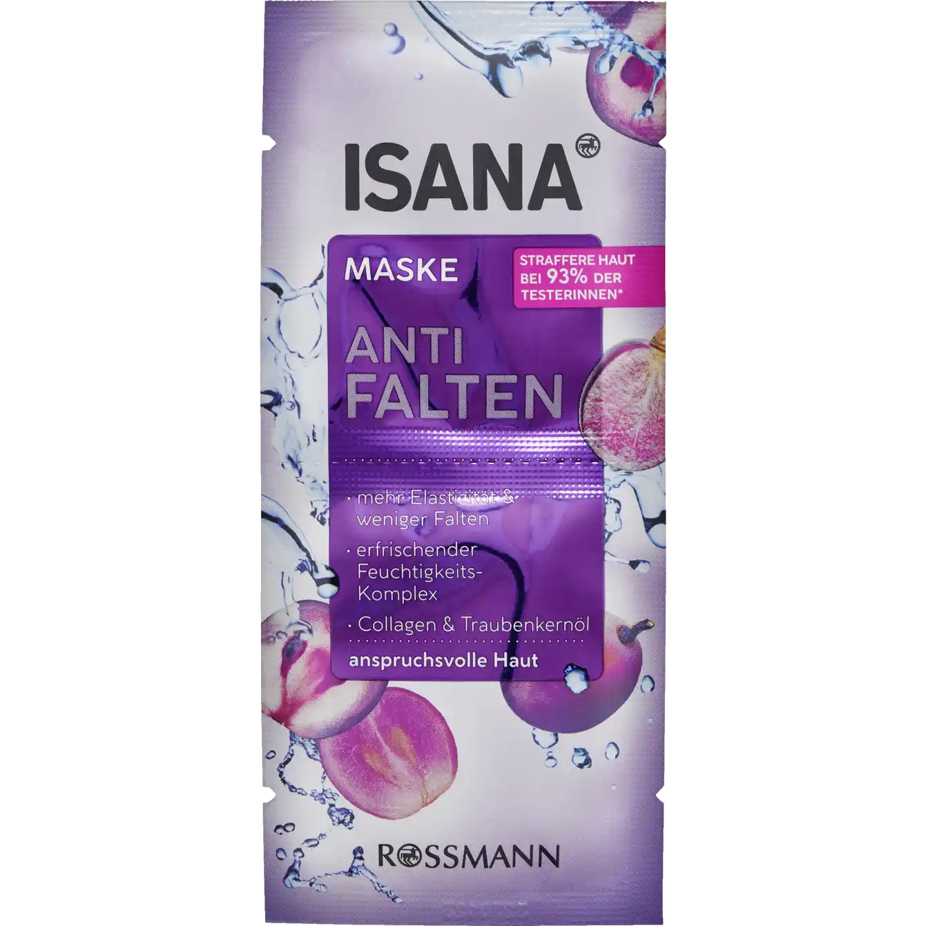 Isana anti-aging mask16 ml
2x8 ml - for 2 applications