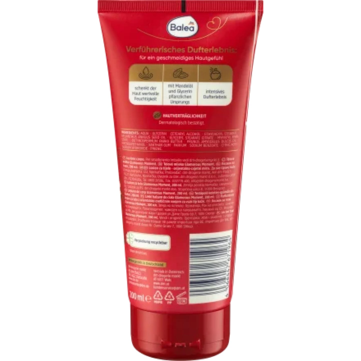 Balea perfume body lotion Glamorous Moment, 200 ml