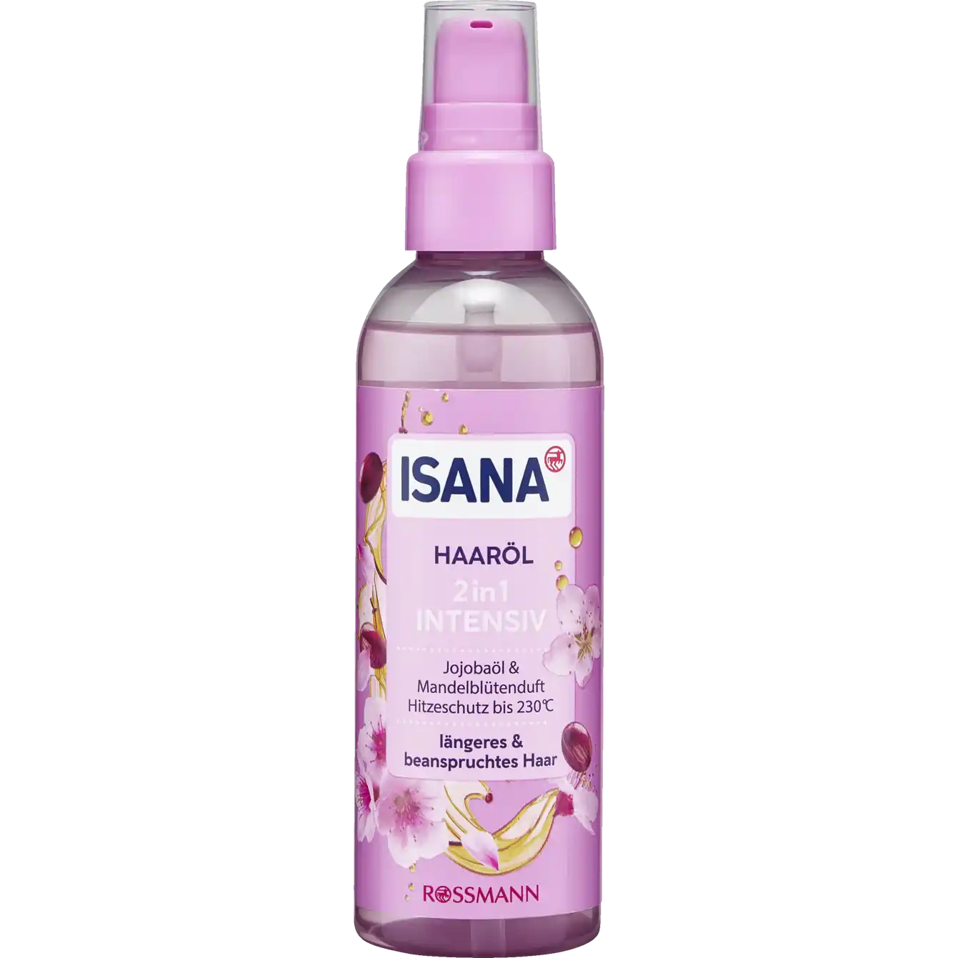 ISANA Hair Oil 2in1 Intensive Jojoba Oil & Almond Blossom Fragrance 100 ml