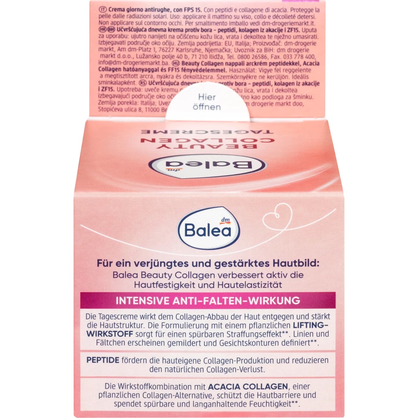 Balea Day Care Beauty Collagen LSF15, 50 ml