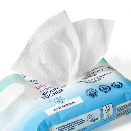 Balea Nourishing cleansing wipes Hautrein 25 pcs