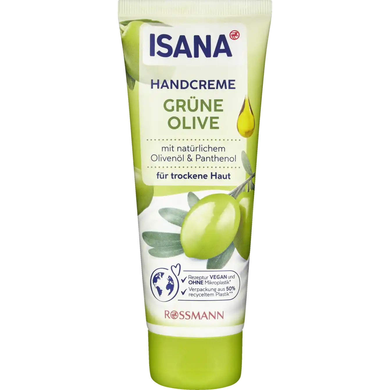 ISANA Hand Cream Green Olive 100 ml