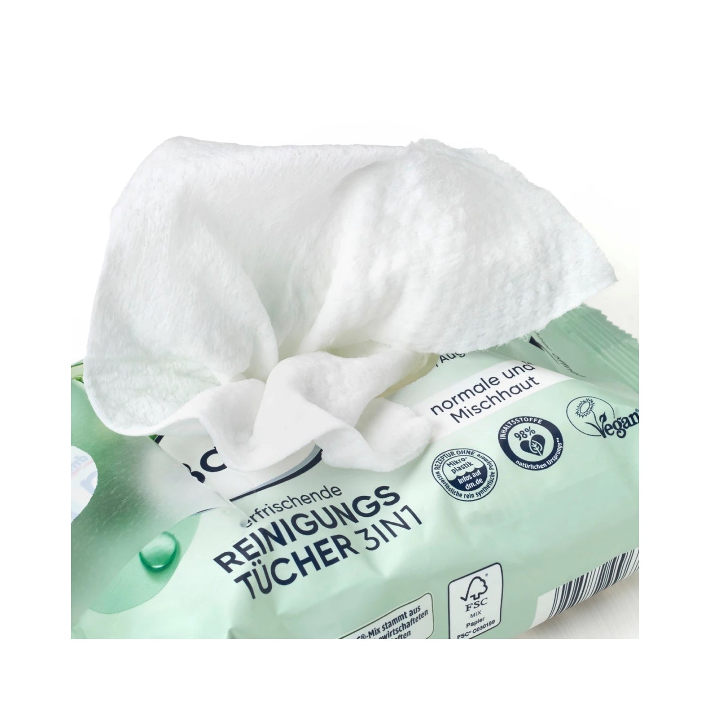 Balea Make-up removal wipes 3in1 refreshing, 25 pcs