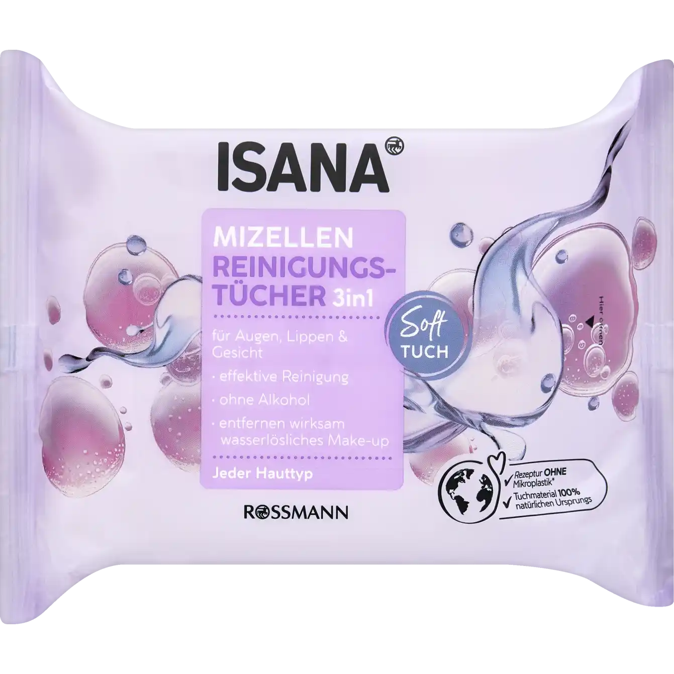 Isana 3in1 Micellar Cleansing Wipes