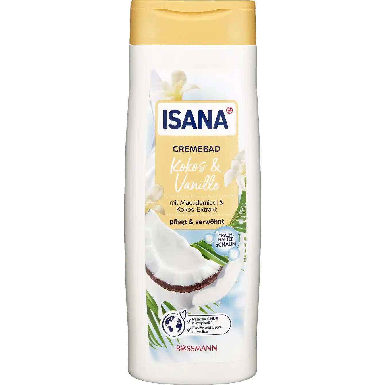 ISANA Cream Bath Coconut & Vanilla 750 ml
