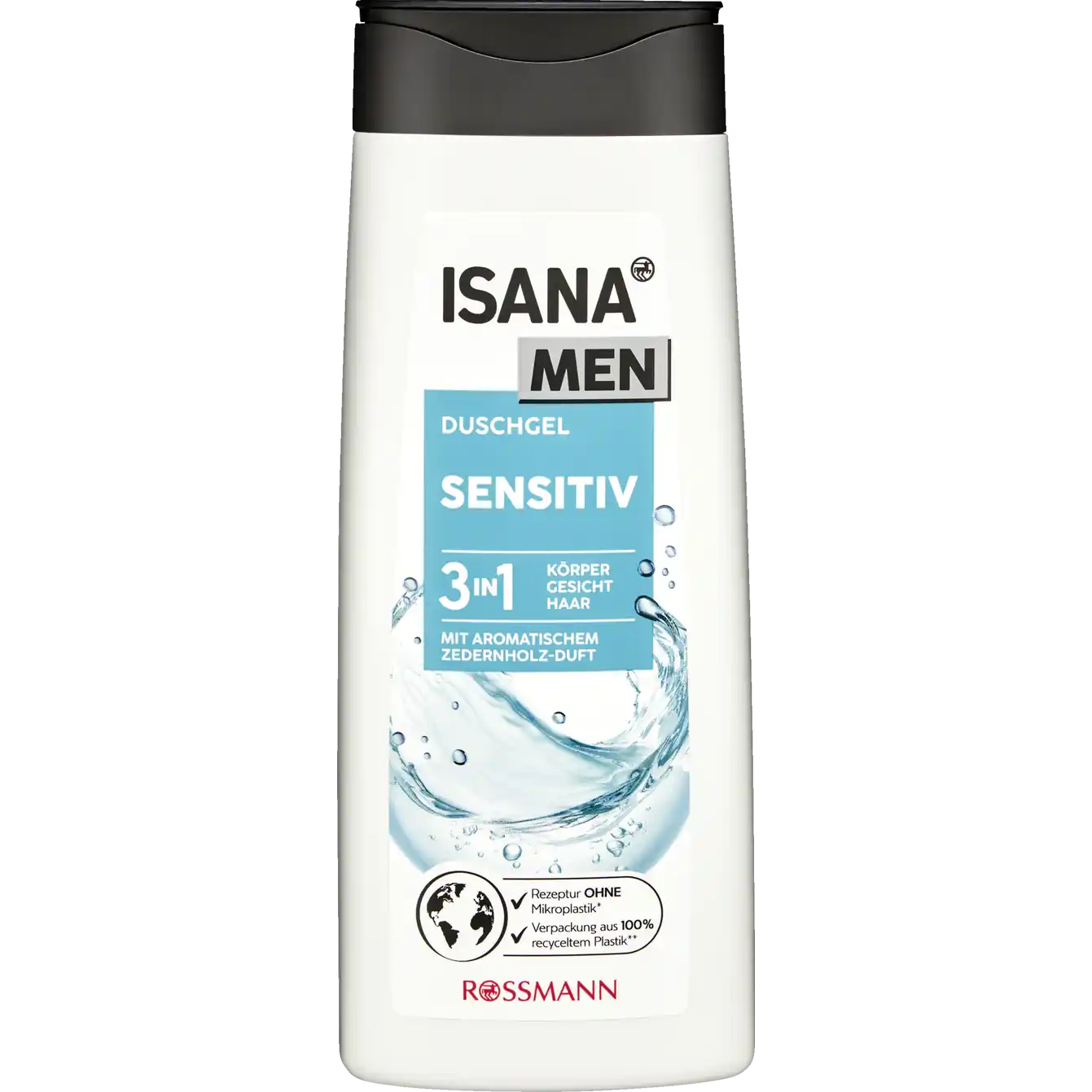 ISANA MEN 3in1 shower gel sensitive 300 ml
