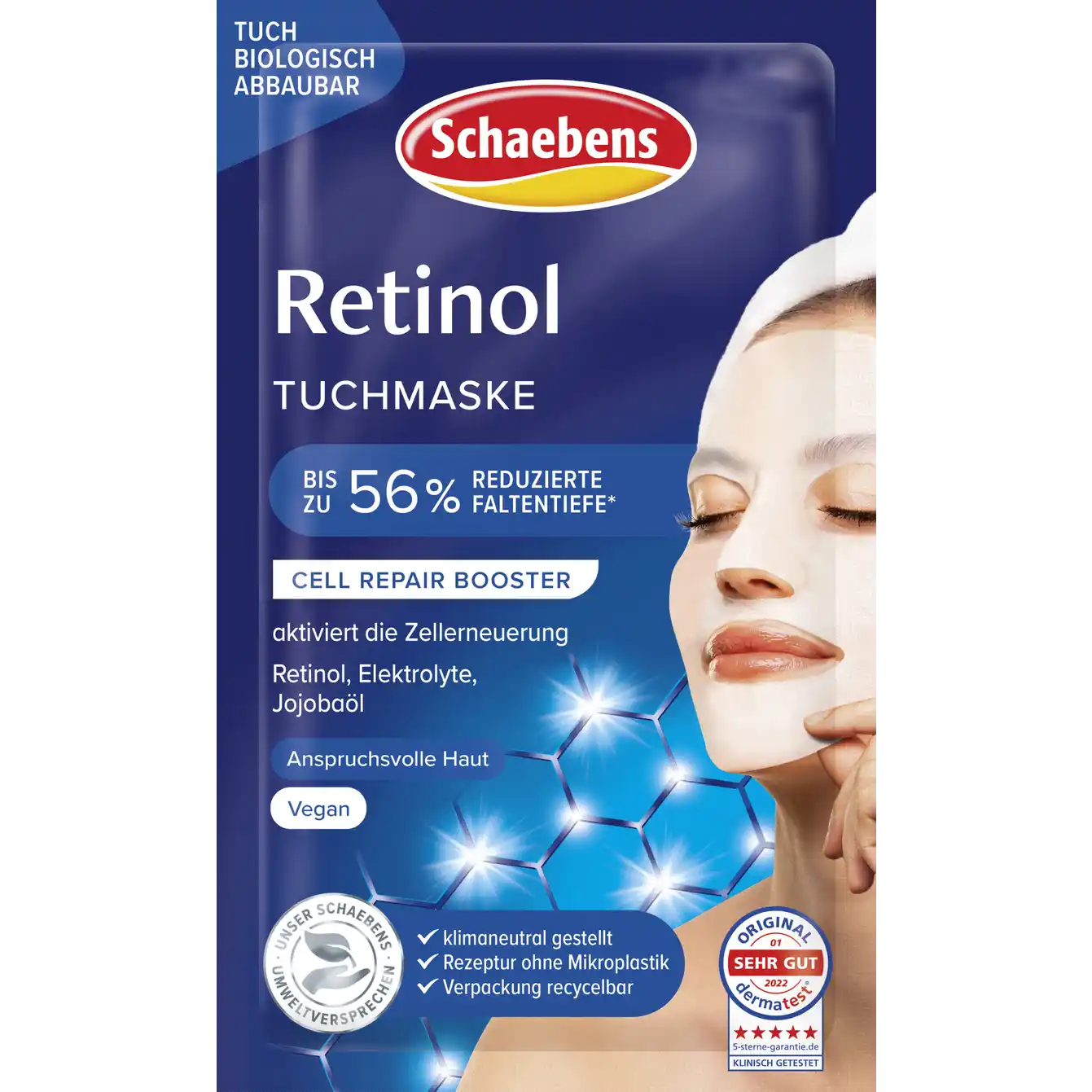Schaebens retinol sheet mask 1 piece