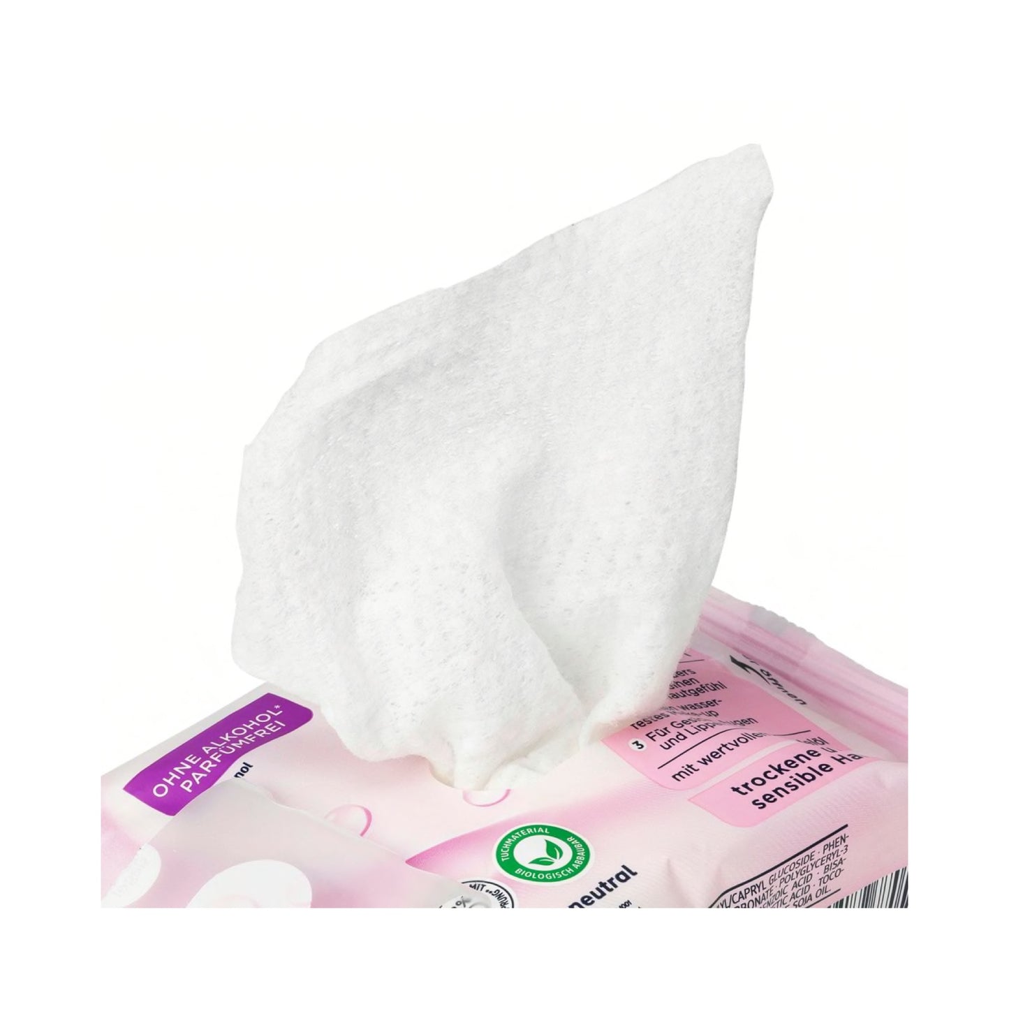 Balea Make-up removal tissues caring 3in1, 25 pcs