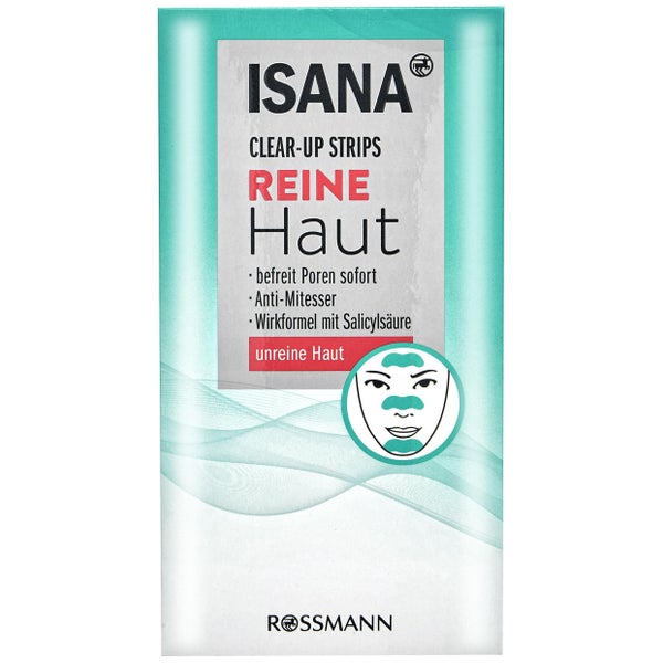 ISANA Clear-up strips of pure skin 3 pieces
