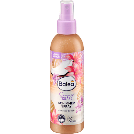 Balea Body Spray Shimmer Summer Island, 200 ml
