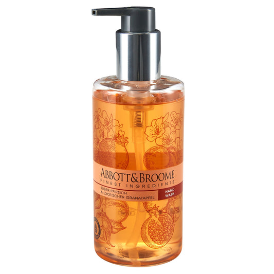 Abbott & Broome Handwash Soap Sweet Peach & Exotic Pomegranate 300ml