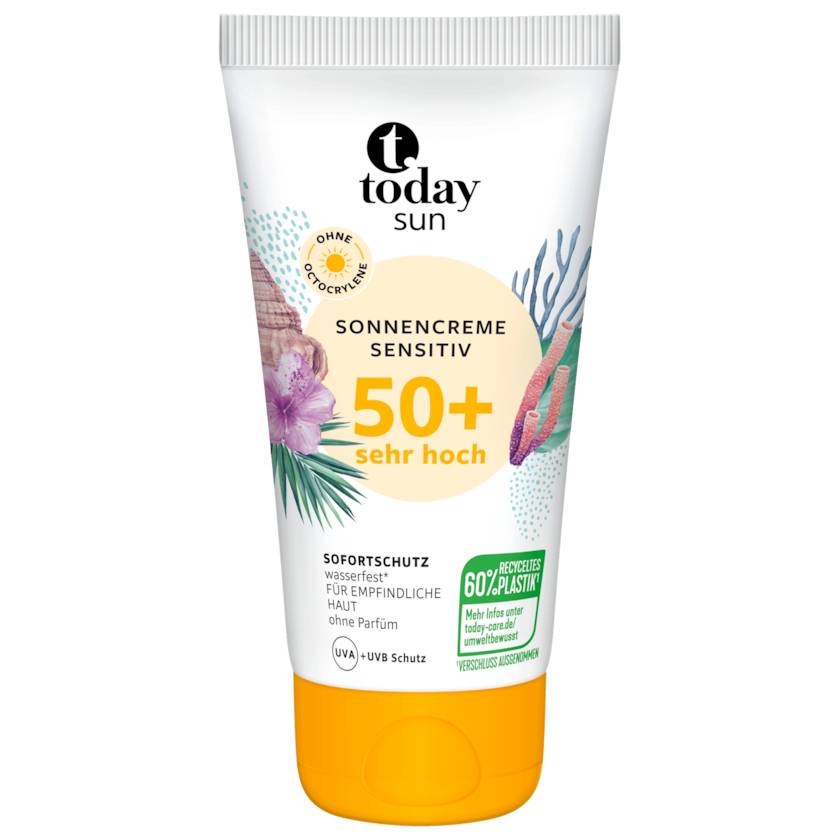 Today Sun Sensitive Sunscreen SPF 50+ 50ml