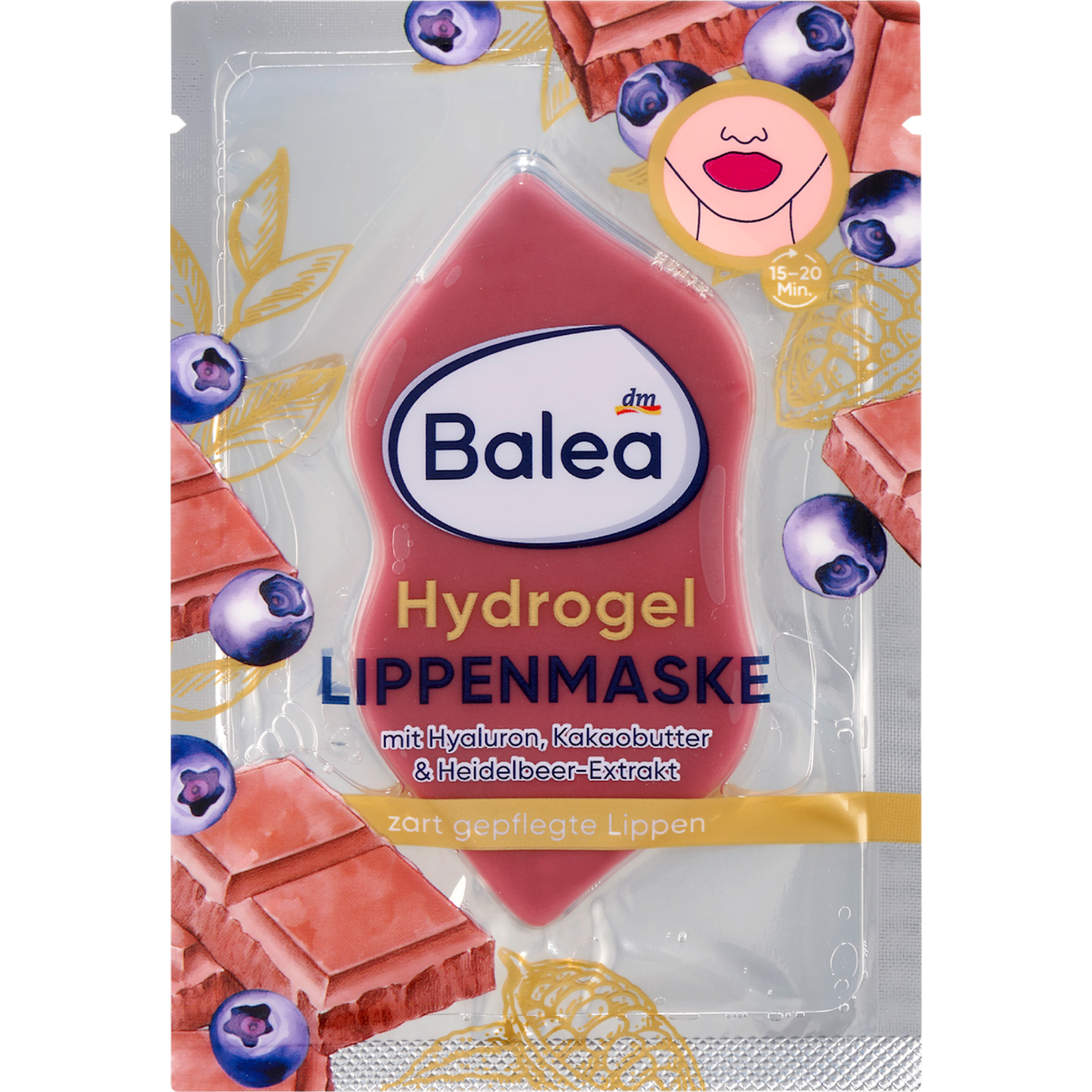 Balea Lip mask hydrogel Cherry Love, 1 pc