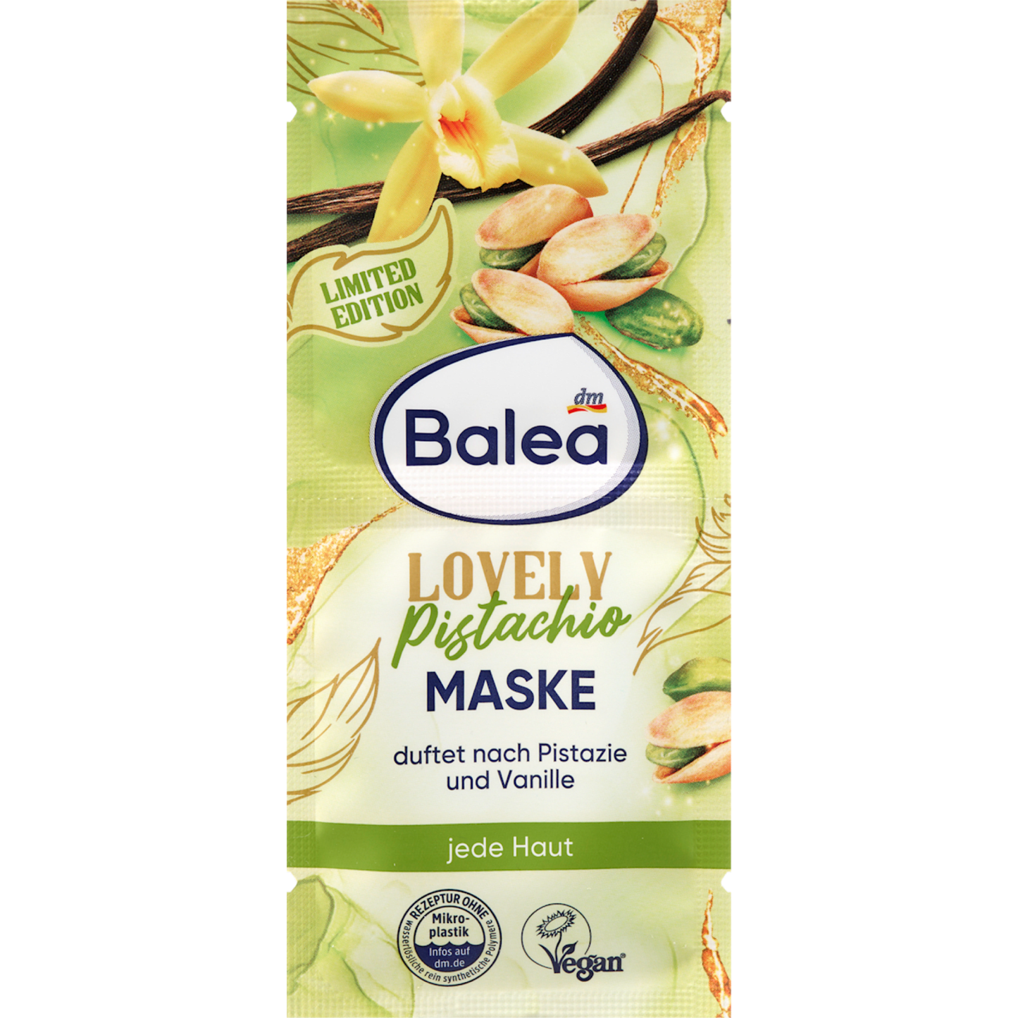 Balea Face mask cream mask Lovely Pistachio, 16 ml