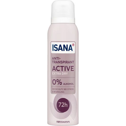 ISANA Deodorant Antiperspirant Active Extra Dry 150 ml