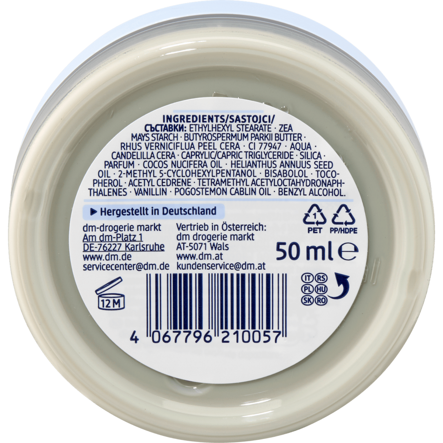 Balea Deodorant cream sensitive, 50 ml