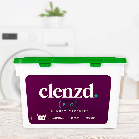 Clenzd Washing Capsules with Cleaning Enzymes x20