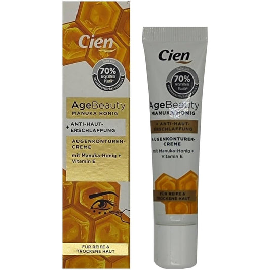 Cien Eye Cream with Manuka Honey and Vitamin E, 15 ml