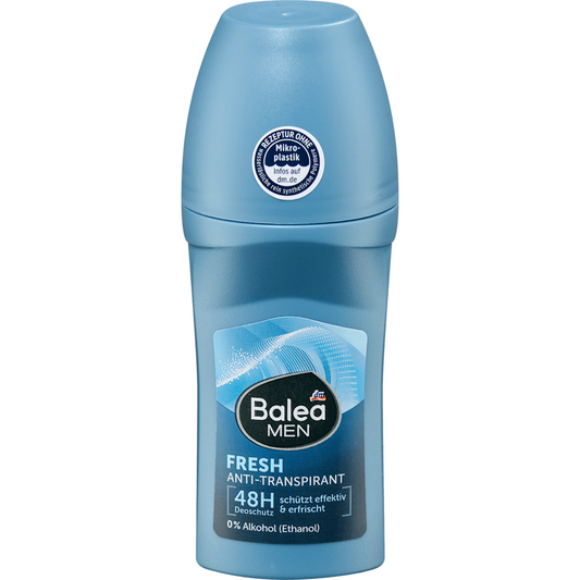 Balea Men Deodorant roll on antiperspirant fresh, 50 ml