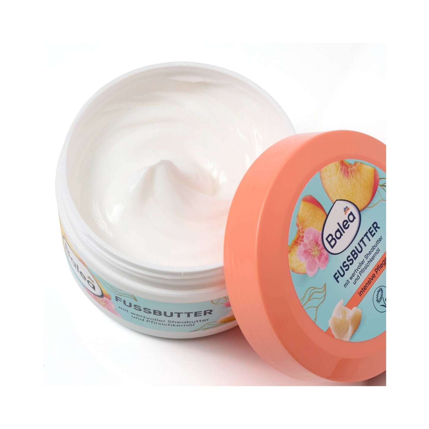 Balea Foot Butter with Shea Butter & Peach Kernel Oil, 150 ml