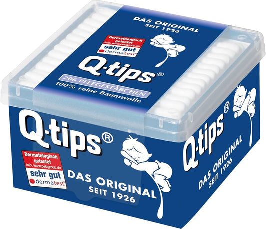 Q-tips cleansing cotton swabs 206 pieces