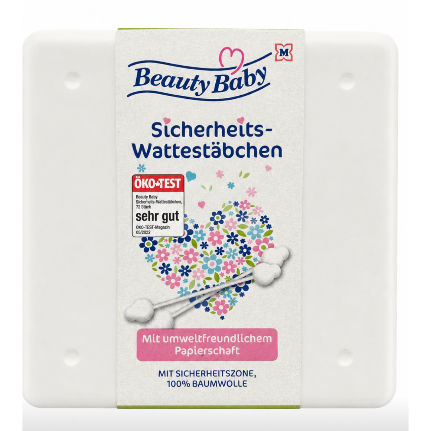 Beauty Baby Safety Cotton Swabs 72 pieces