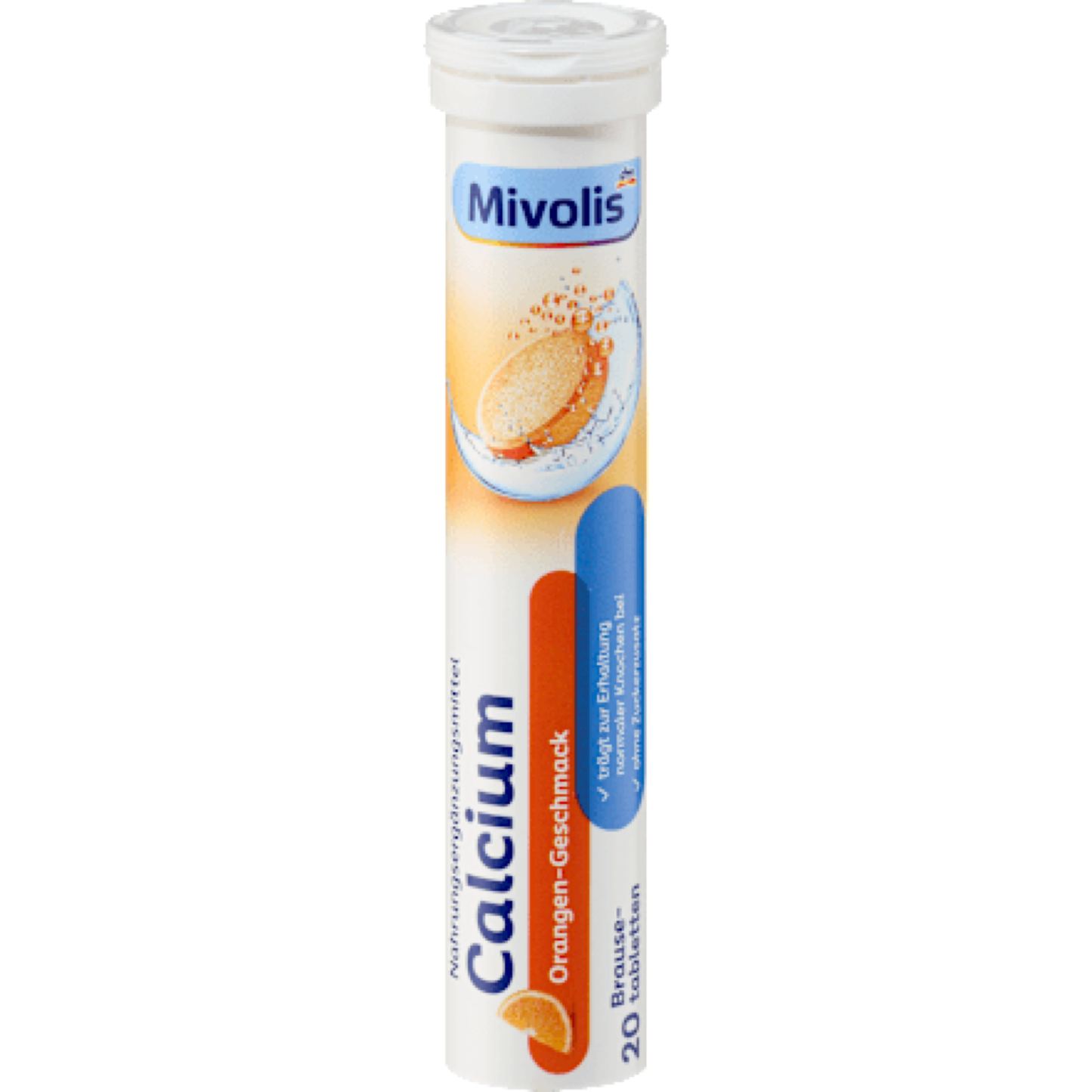 Mivolis Calcium effervescent tablets 20 pieces, 82 g
