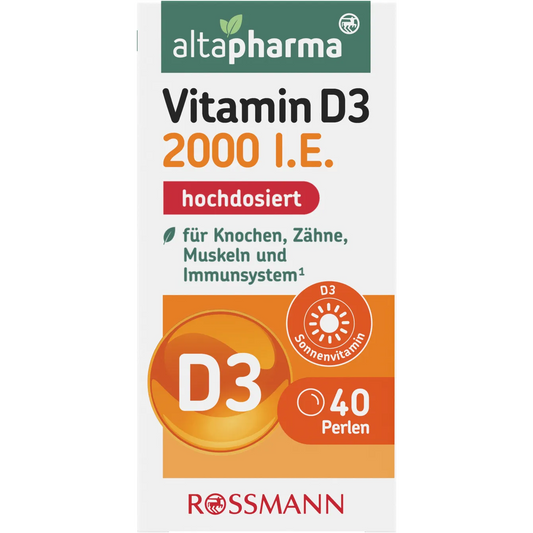 altapharma Vitamin D3 2,000 IU Pearls 40 pieces