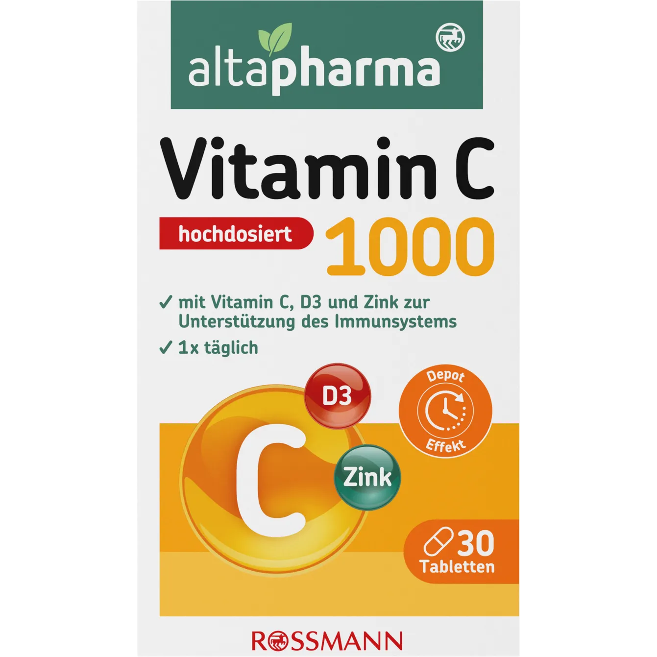 altapharma Vitamin C 1000 tablets 30 pieces