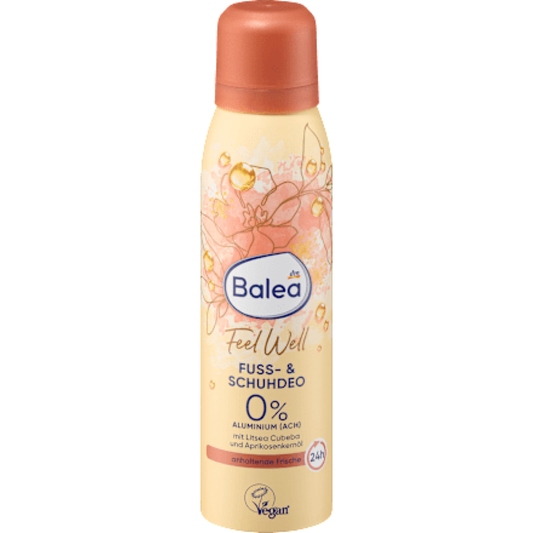 Balea Feel Well Foot & Shoe Deodorant, 150 ml