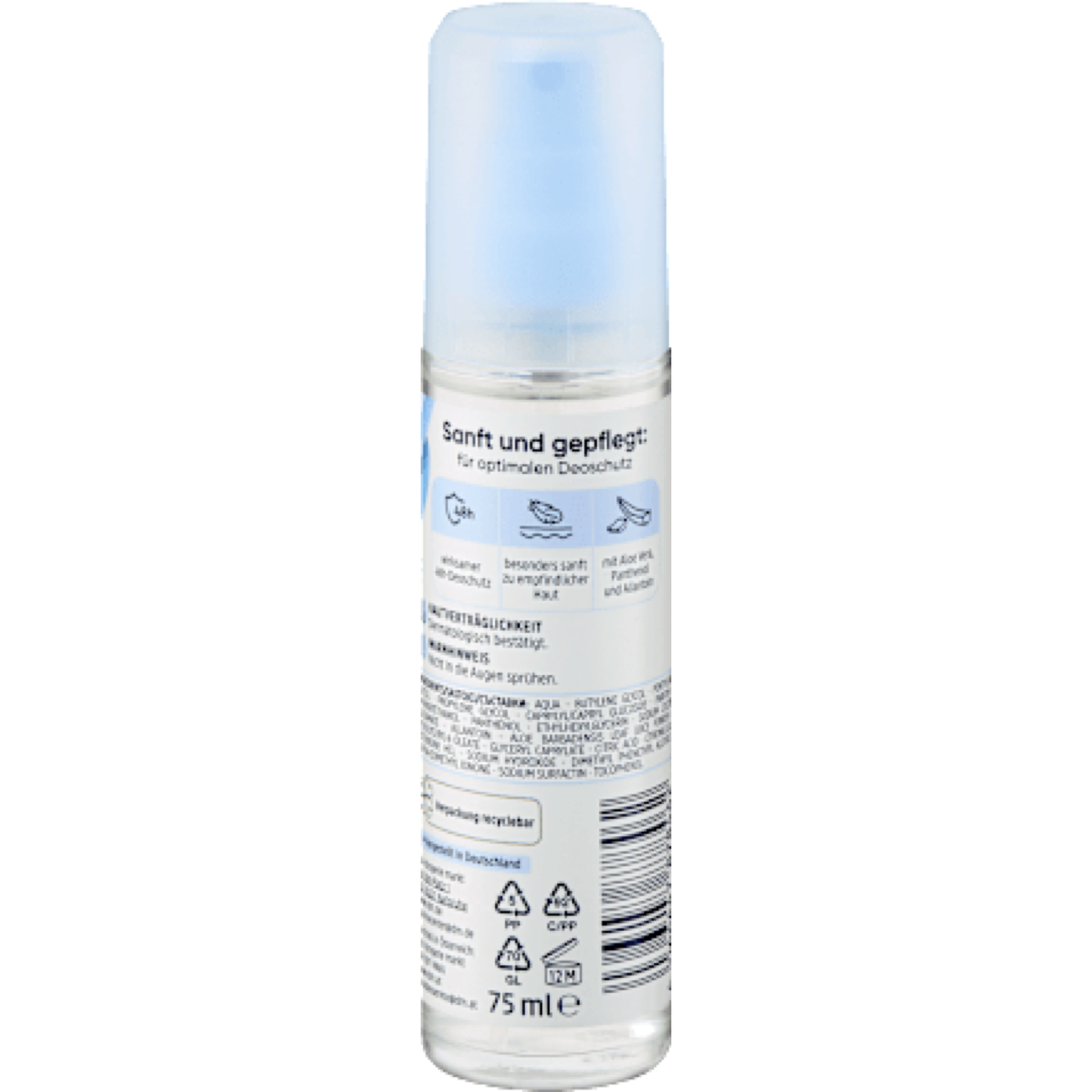 Balea Deodorant atomizer Sensitive, 75 ml