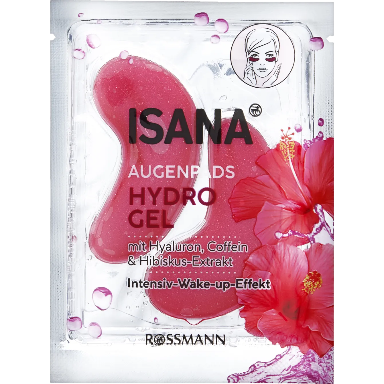ISANA Hibiscus Hydrogel Eye Pads