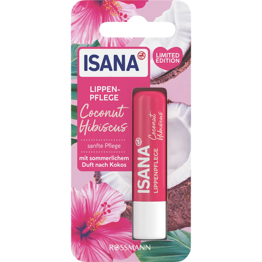 ISANA Lip balm Coconut Hibiscus 4.8 g