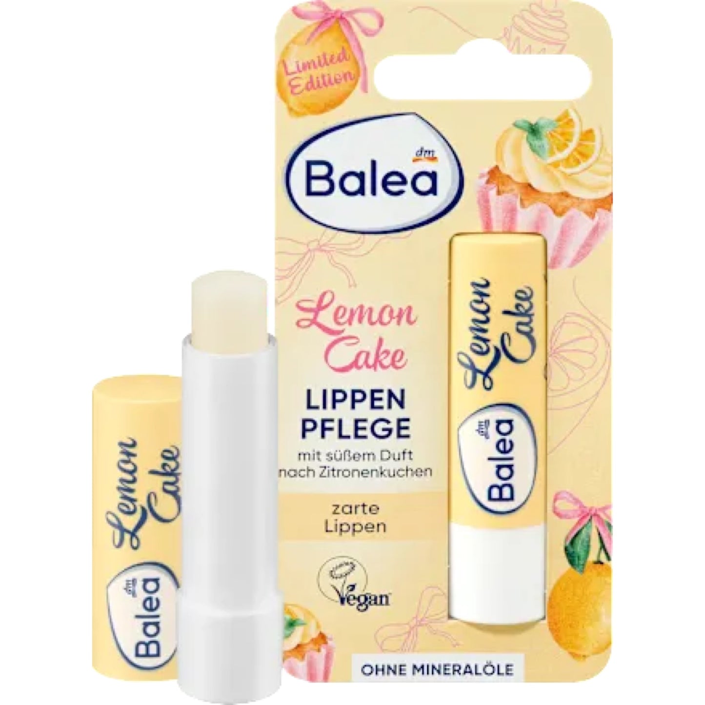 Balea Lemon Cake Lip Balm, 4.8 g