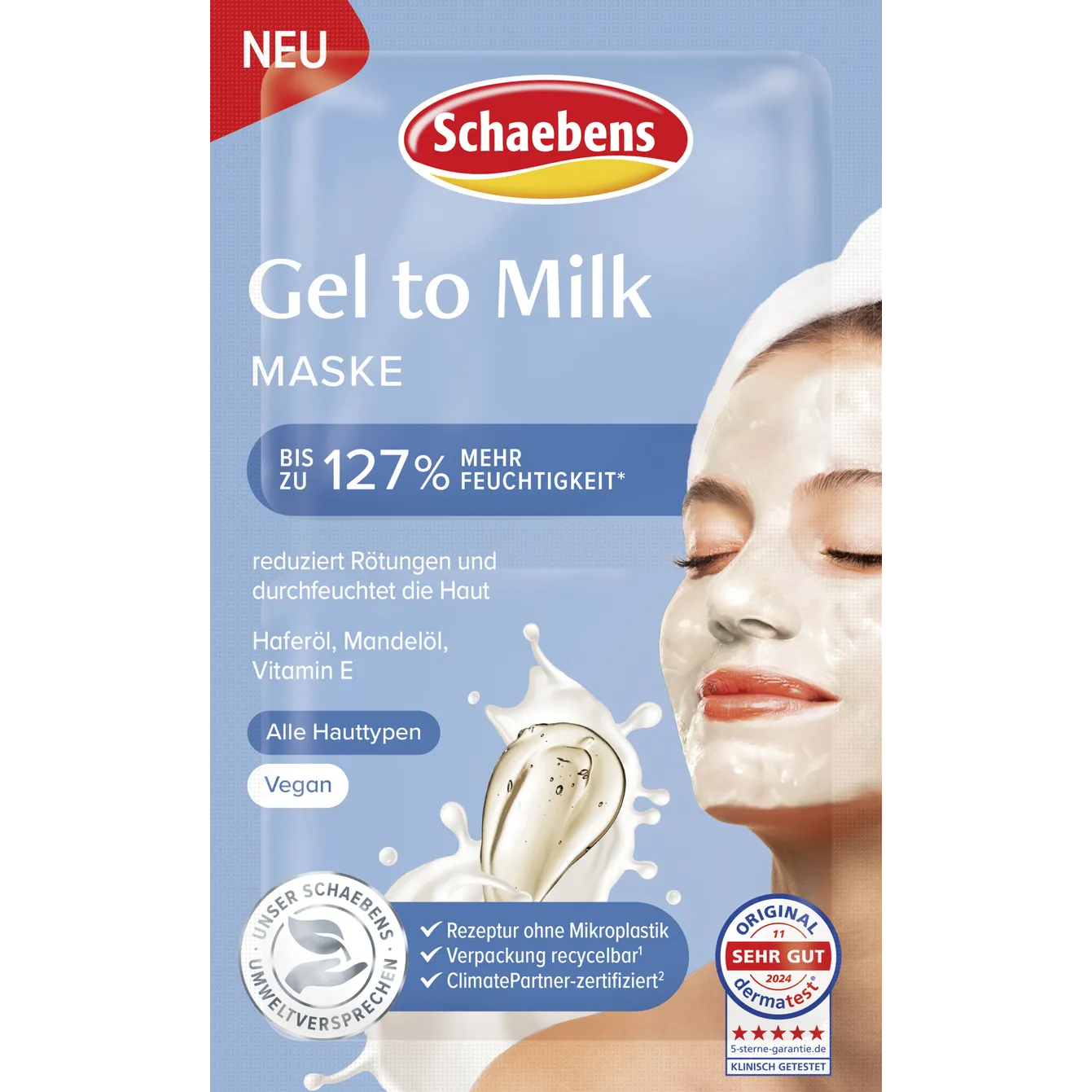 Schaebens Gel to Milk Mask 10 ml