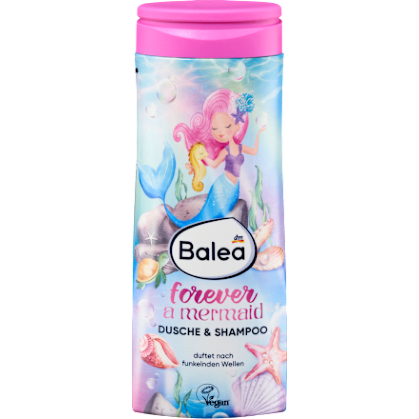 Balea Children's Shower Gel & Shampoo 2in1 forever a mermaid, 300 ml
