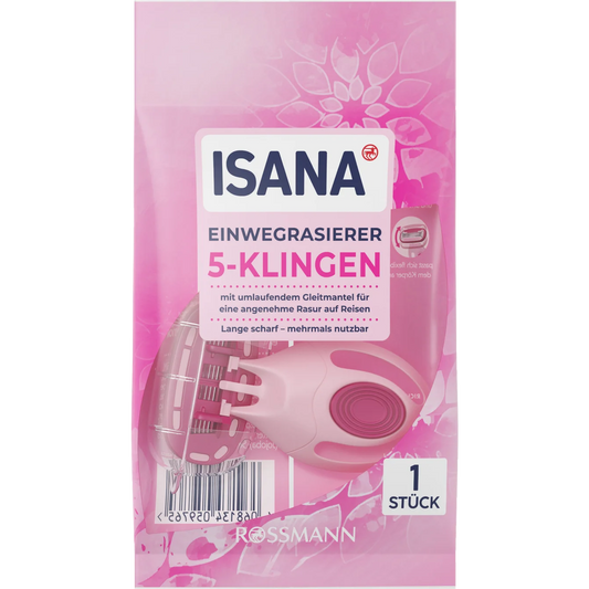 Isana Disposable razor with 5 blades 1 piece