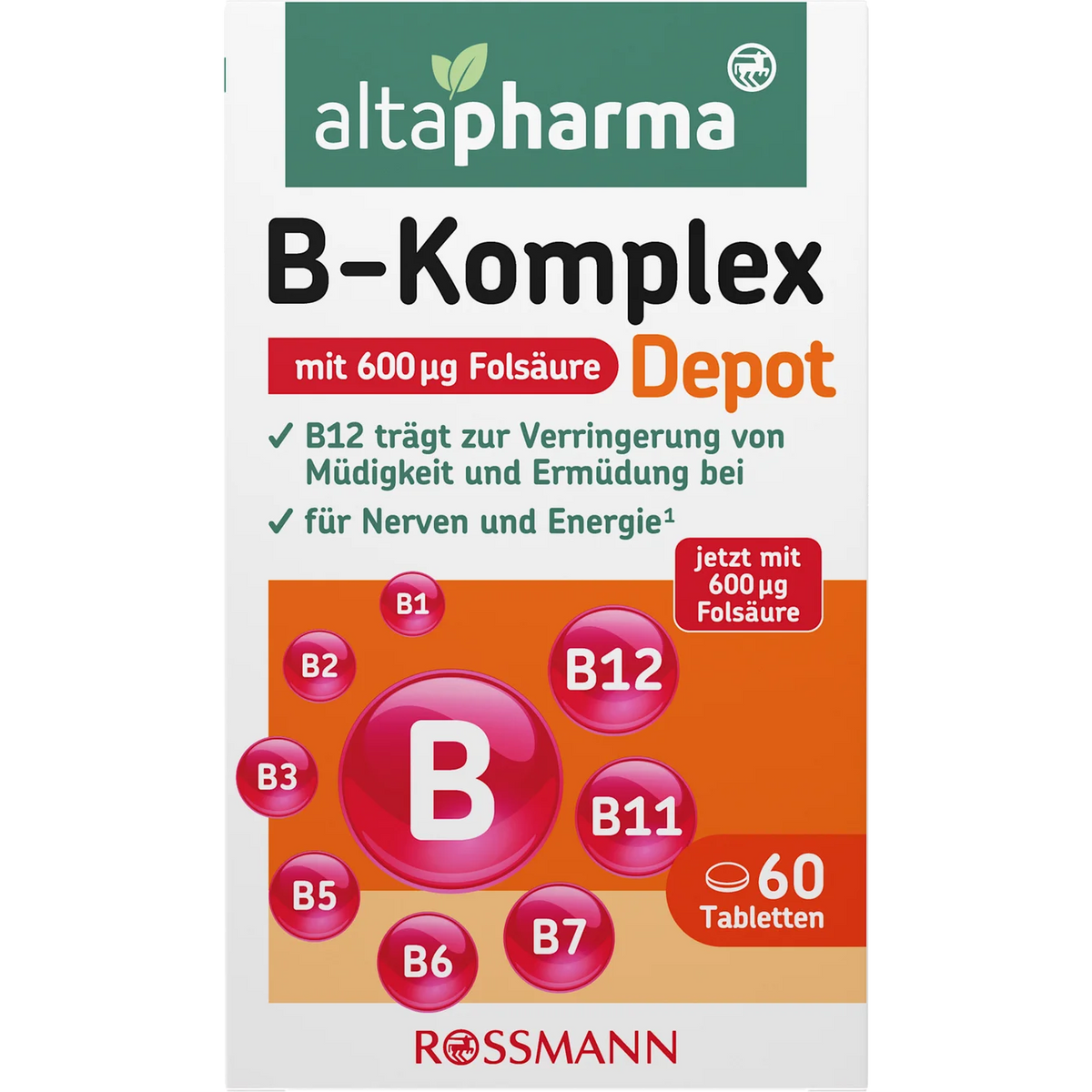 Altapharma B-complex depot tablets 60 tablets
