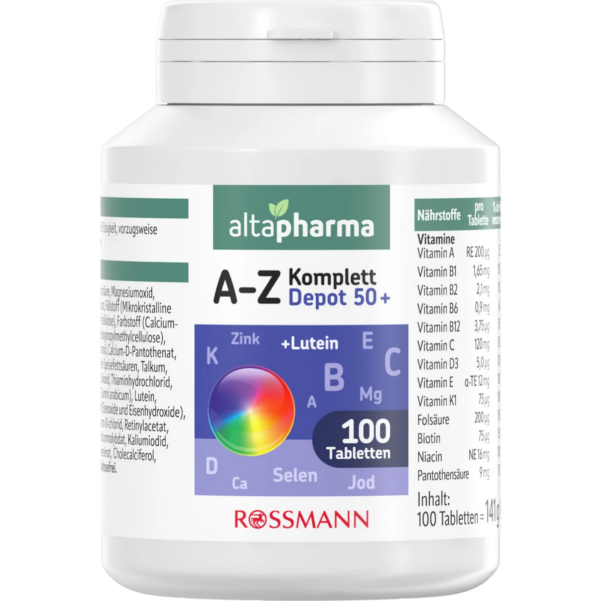 Altapharma AZ Depot from 50 100 tablets